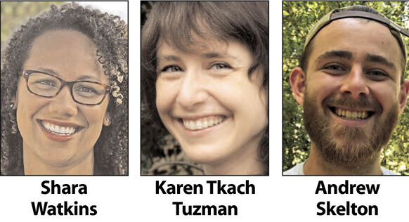 Shara Watkins, Karen Tkach Tuzman and Andrew Skelton